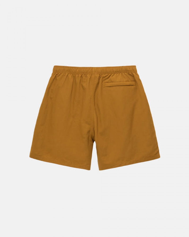 Pantaloni Scurti Barbati Stussy Apa Scurte Stock Maro | UVK-8169