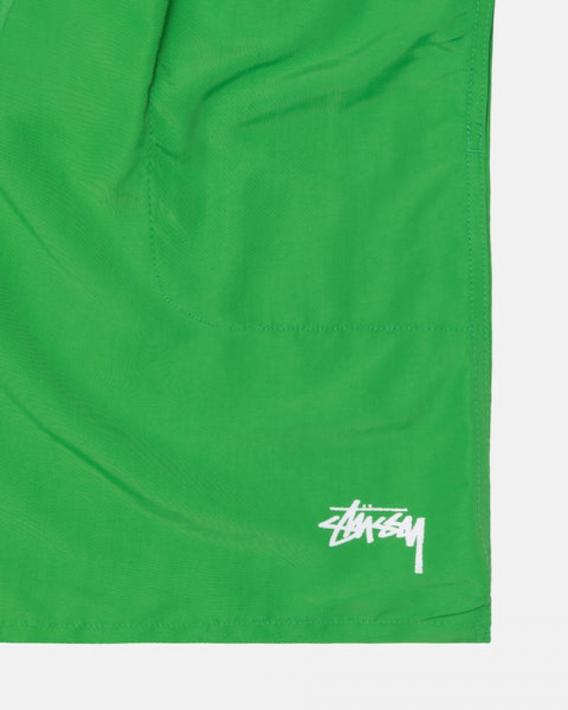 Pantaloni Scurti Barbati Stussy Apa Scurte Stock Verzi | IKY-6762