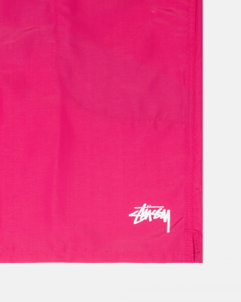 Pantaloni Scurti Barbati Stussy Apa Scurte Stock Roz | CTV-0250