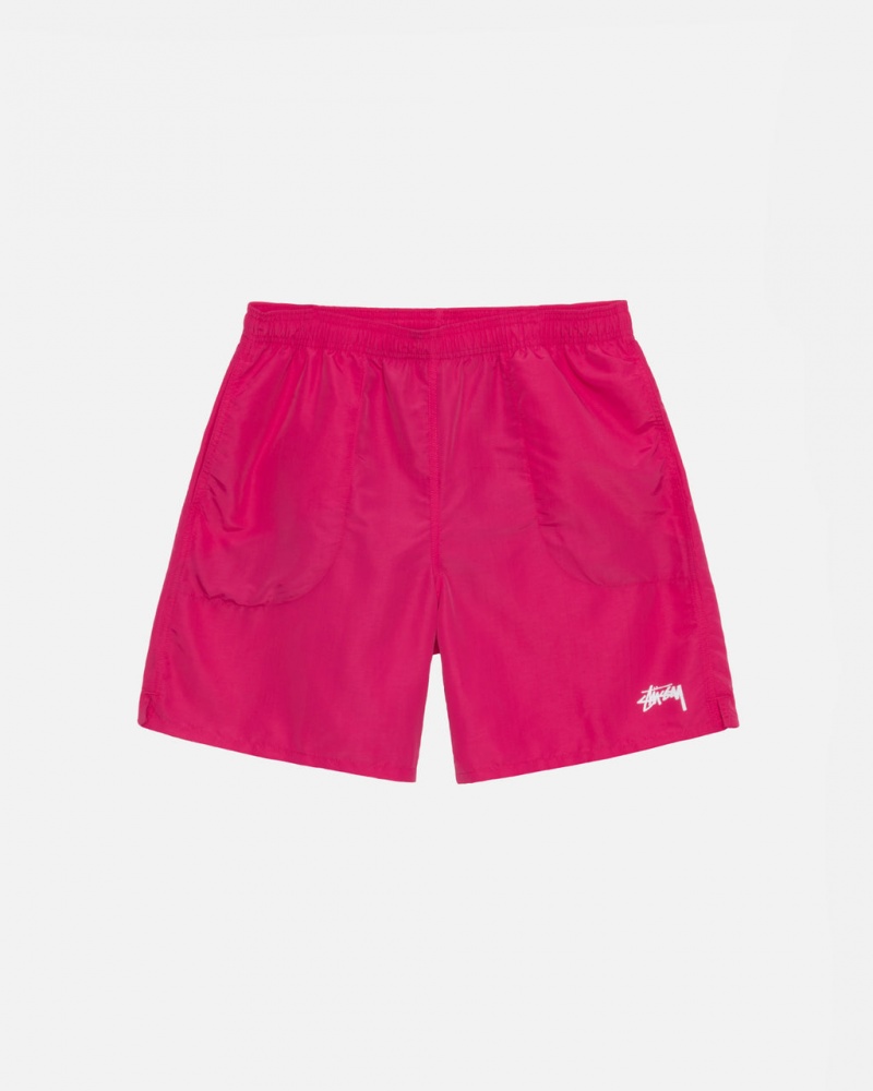 Pantaloni Scurti Barbati Stussy Apa Scurte Stock Roz | CTV-0250