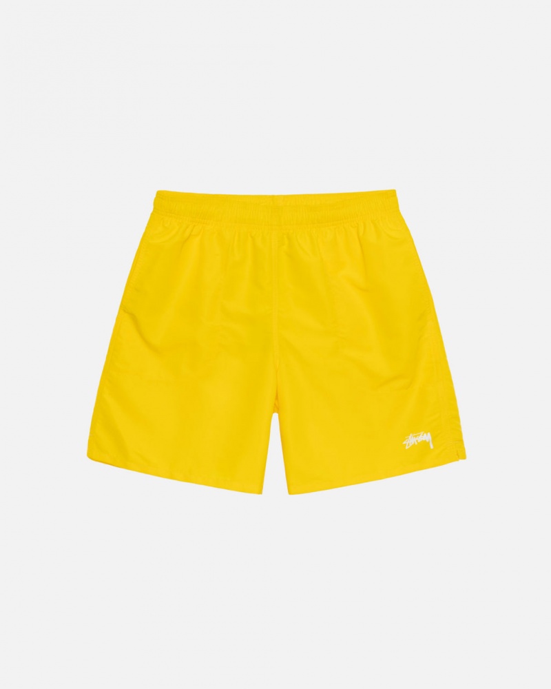 Pantaloni Scurti Barbati Stussy Apa Scurte Stock Galbeni | VLA-5741