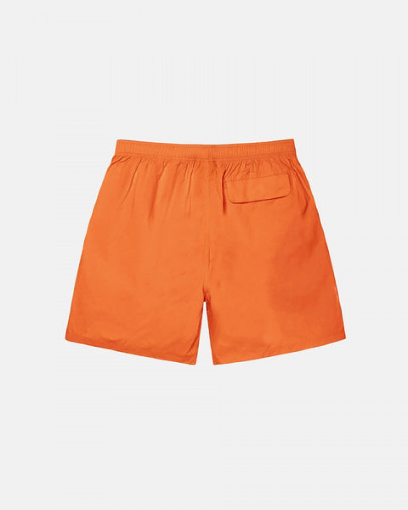 Pantaloni Scurti Barbati Stussy Big Stock Nailon Scurte Portocalii | OLK-3317