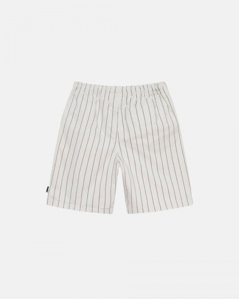 Pantaloni Scurti Barbati Stussy Brushed Beach Scurte Bej | UYG-7151