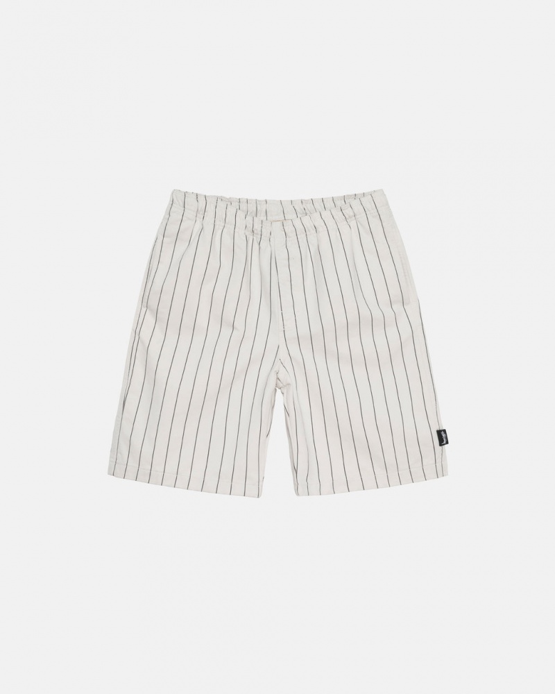 Pantaloni Scurti Barbati Stussy Brushed Beach Scurte Bej | UYG-7151