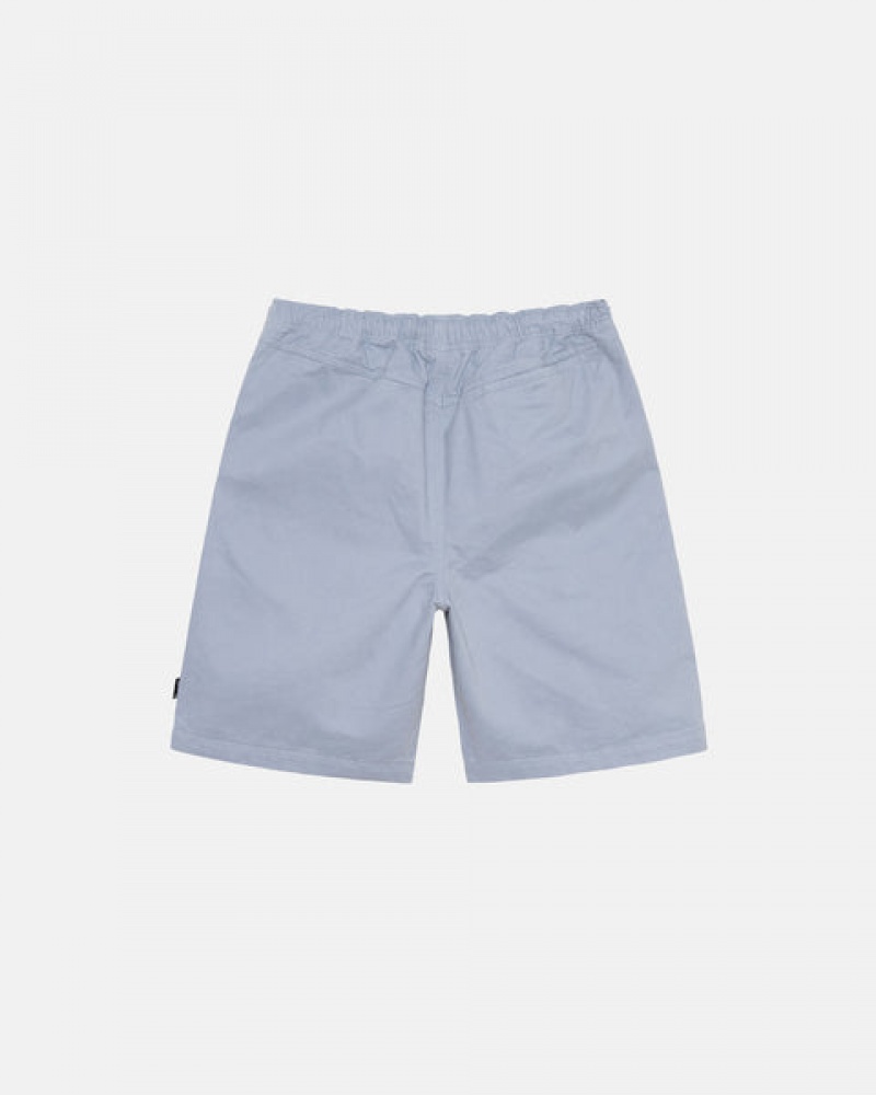 Pantaloni Scurti Barbati Stussy Brushed Beach Scurte Albastri | QWE-1286