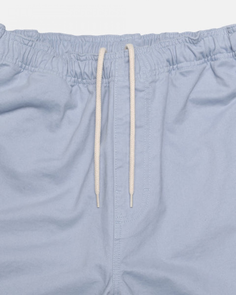 Pantaloni Scurti Barbati Stussy Brushed Beach Scurte Albastri | QWE-1286