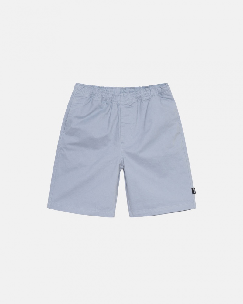 Pantaloni Scurti Barbati Stussy Brushed Beach Scurte Albastri | QWE-1286