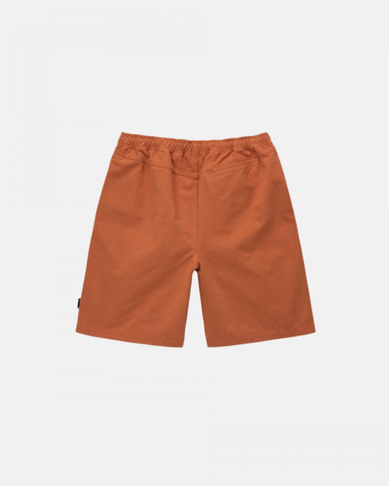 Pantaloni Scurti Barbati Stussy Brushed Beach Scurte Maro | KLQ-9783