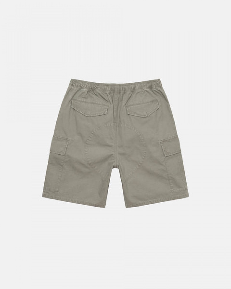 Pantaloni Scurti Barbati Stussy Ripstop Cargo Beach Scurte Masline Verzi | QOC-4670