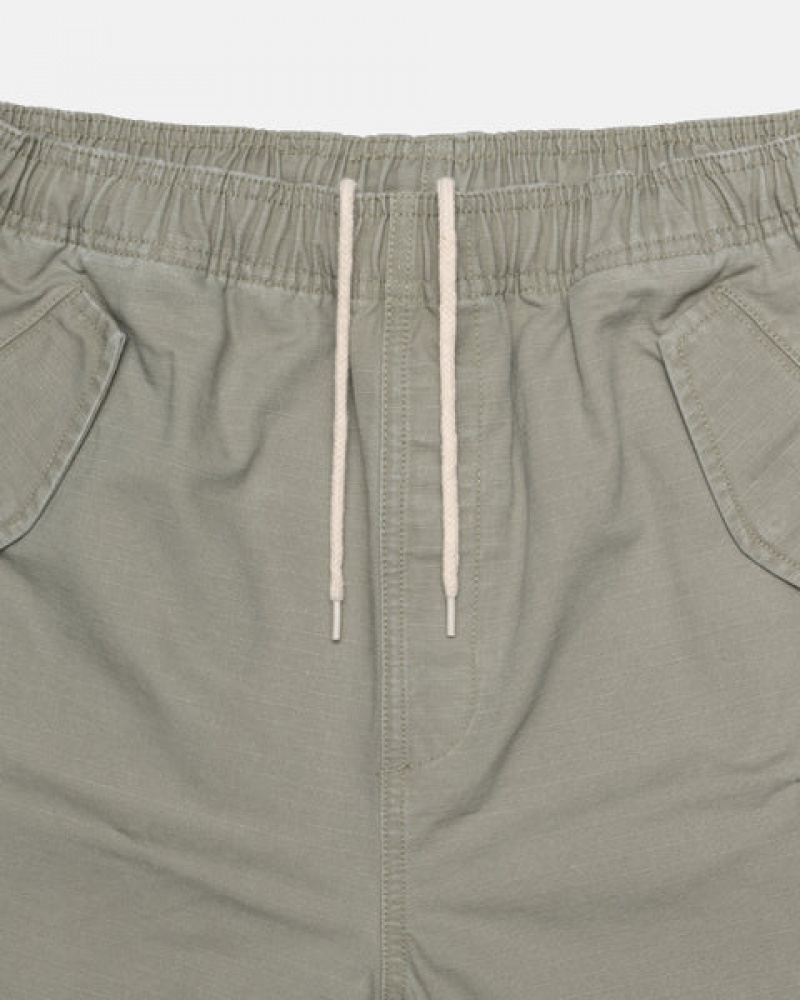 Pantaloni Scurti Barbati Stussy Ripstop Cargo Beach Scurte Masline Verzi | QOC-4670