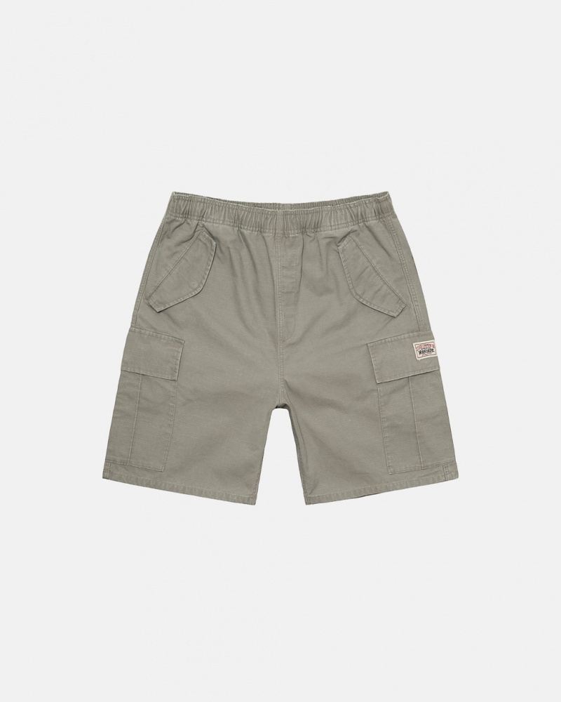 Pantaloni Scurti Barbati Stussy Ripstop Cargo Beach Scurte Masline Verzi | QOC-4670