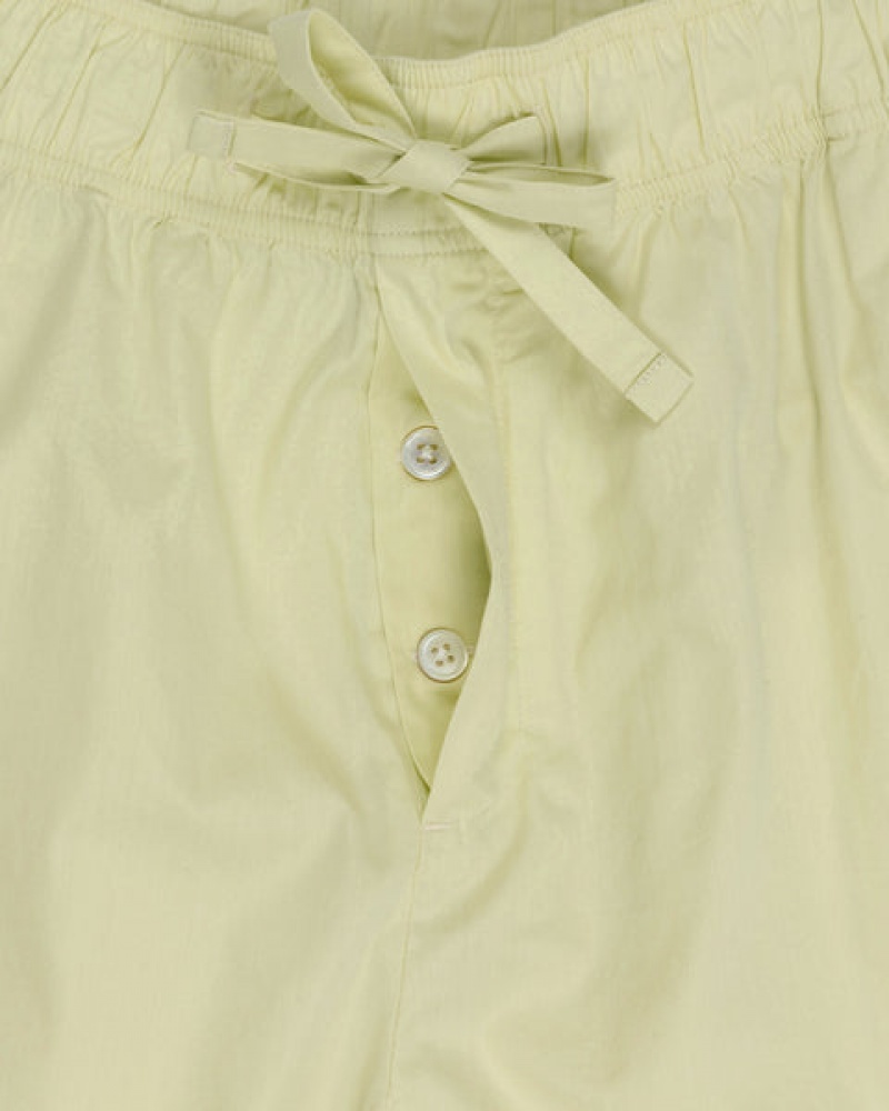 Pantaloni Scurti Dama Stussy Tekla Poplin Pyjama Shorts Verzi Deschis | RAA-2348