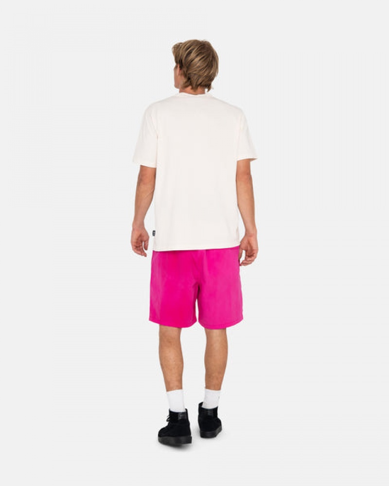 Pantaloni Scurti Dama Stussy Wave Dye Nailon Scurte Fucsie | NXN-2015