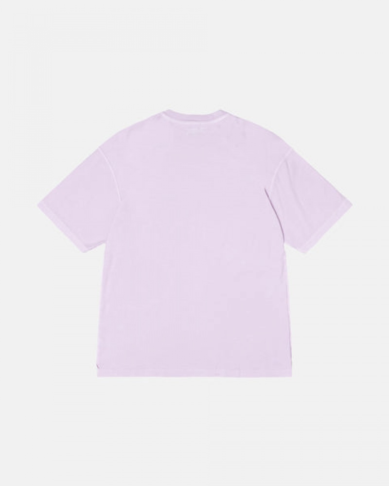 Tricou Barbati Stussy Pig. Dyed Inside Out Crew Violet | ING-4704