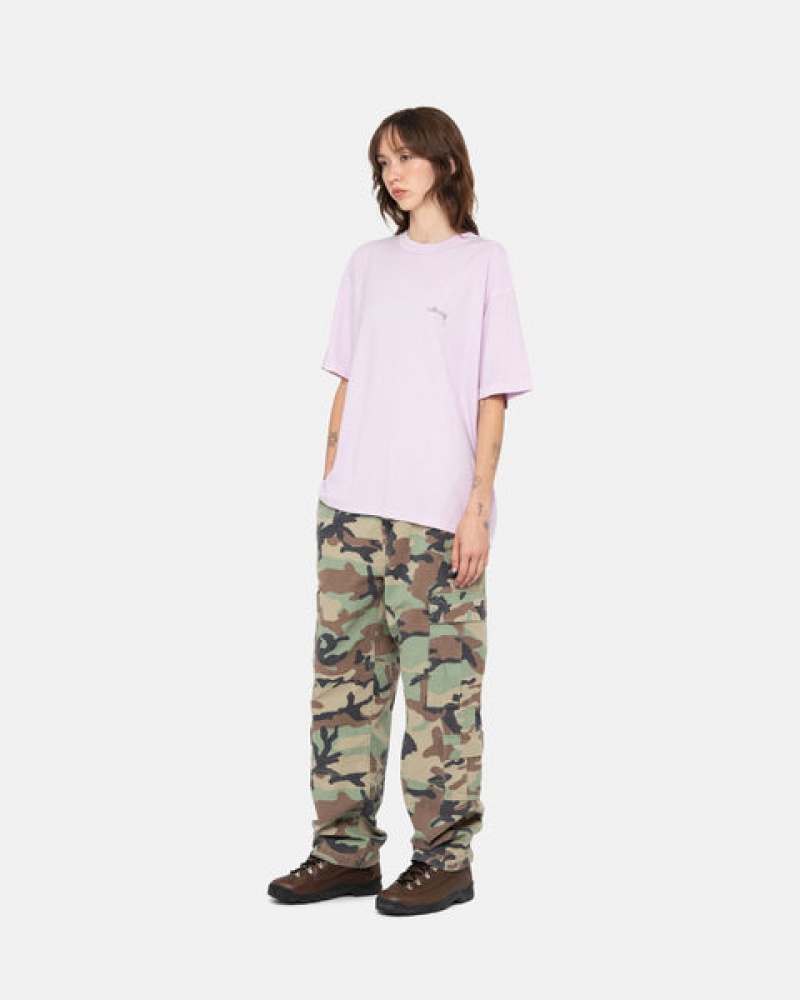 Tricou Barbati Stussy Pig. Dyed Inside Out Crew Violet | ING-4704