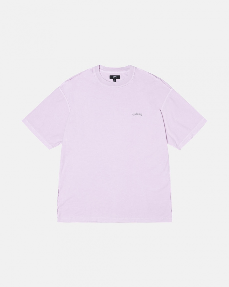 Tricou Barbati Stussy Pig. Dyed Inside Out Crew Violet | ING-4704