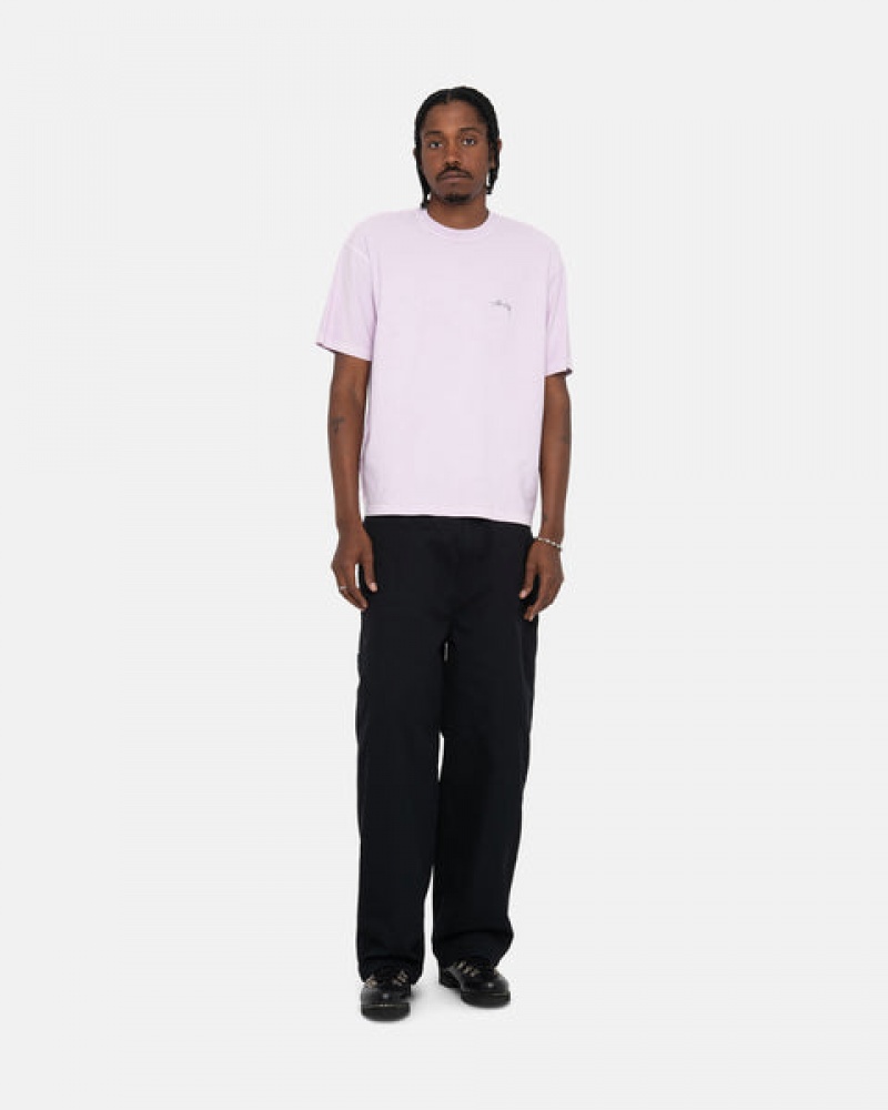 Tricou Dama Stussy Pig. Dyed Inside Out Crew Violet | VAD-6221