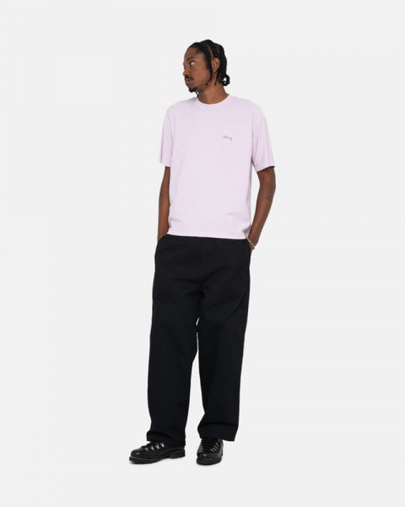 Tricou Dama Stussy Pig. Dyed Inside Out Crew Violet | VAD-6221