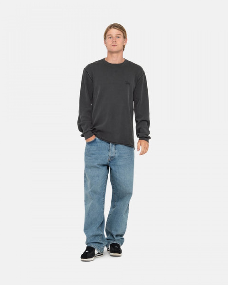 Topuri Barbati Stussy Basic Stock Ls Thermal Negrii | KTS-3559