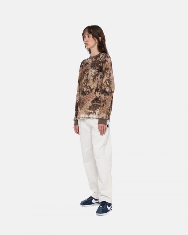 Topuri Barbati Stussy Kryptek Camo LS Thermal Maro | VSY-3347