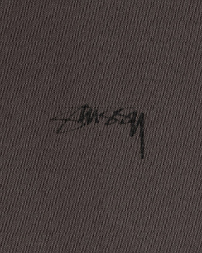 Topuri Barbati Stussy Lazy Ls Tee Negrii | EMR-5420