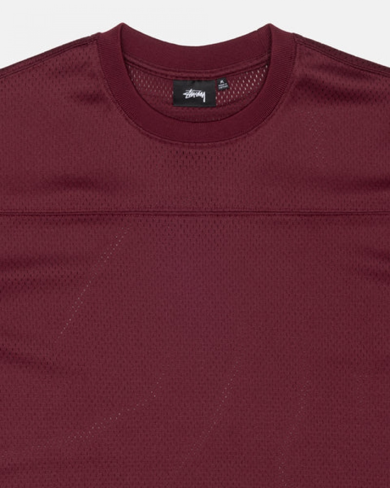 Topuri Barbati Stussy Surfman Mesh Football Jersey Visinii | CYR-6997